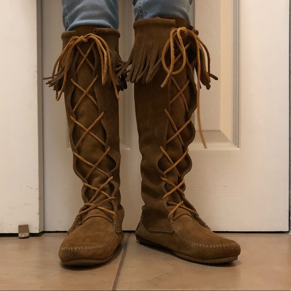 Minnetonka tall boots